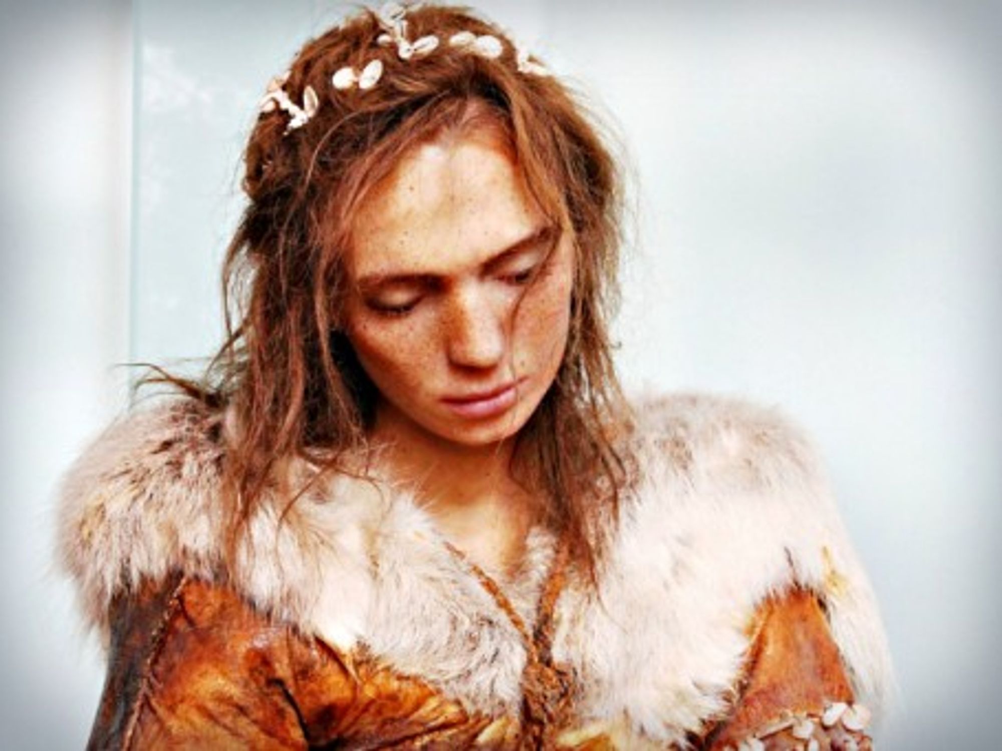 Artist's impression of a Magdalenian woman