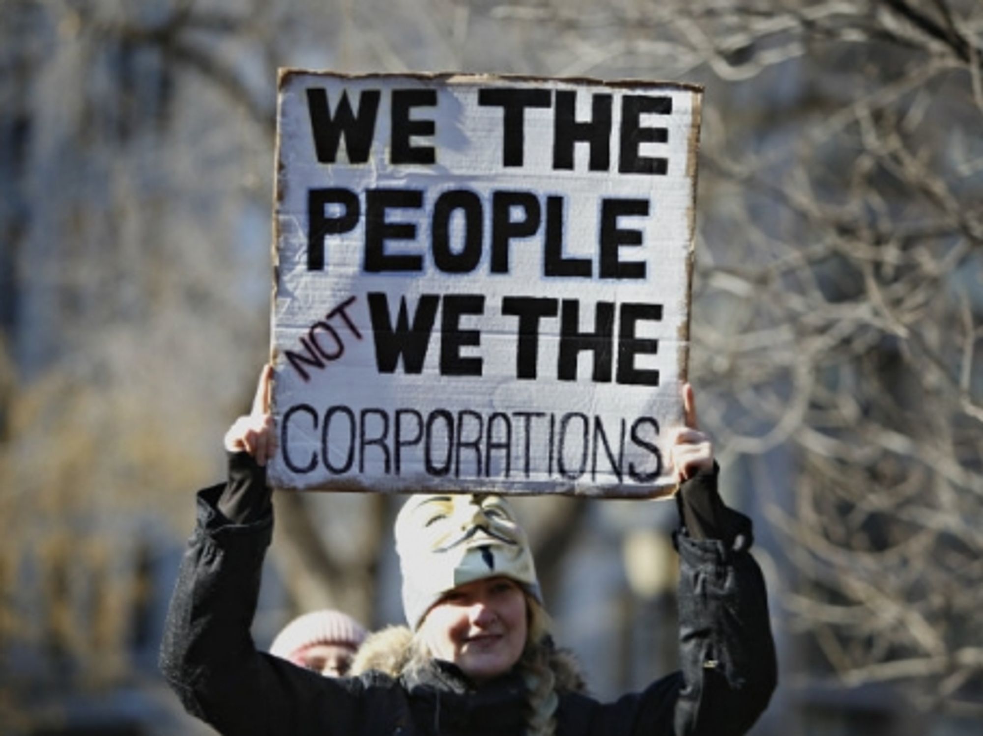 At a Bernie Sanders rally in New York