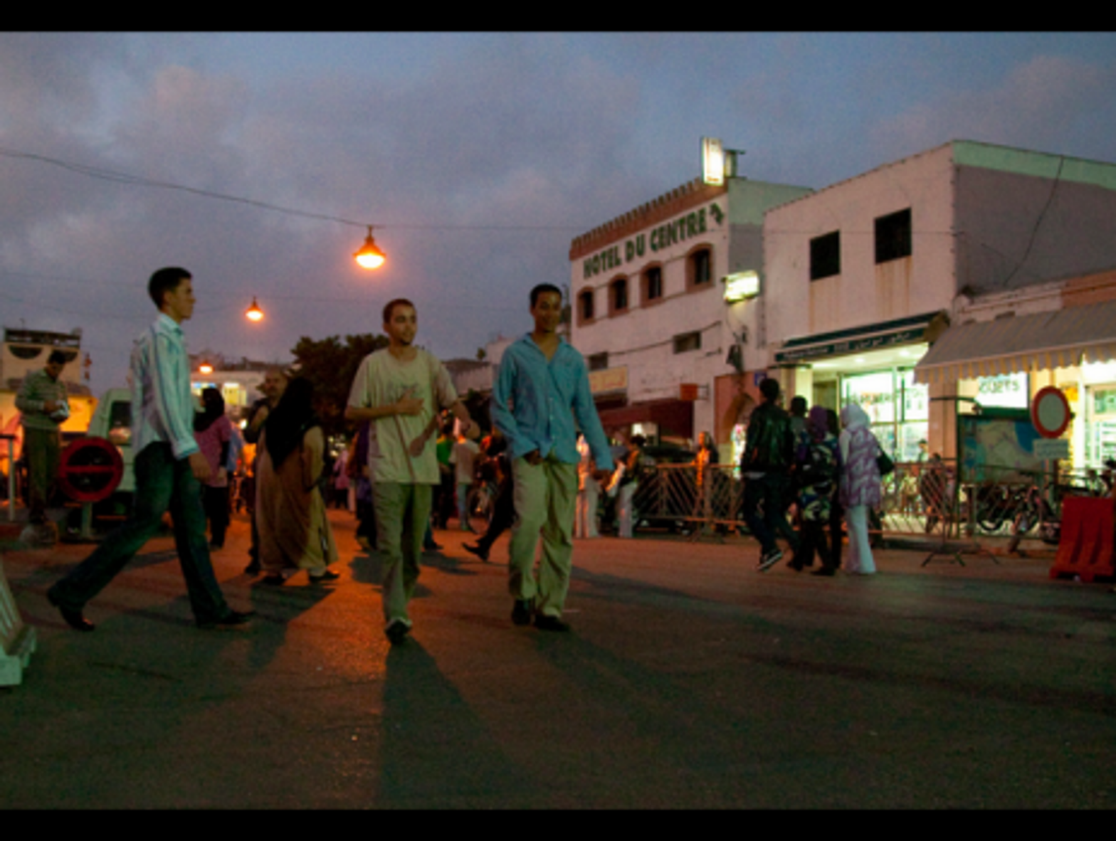 At a crossroads in Rabat