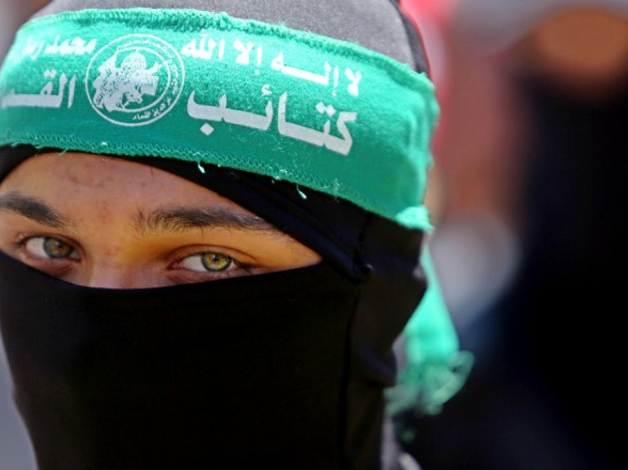At a rally in Gaza City