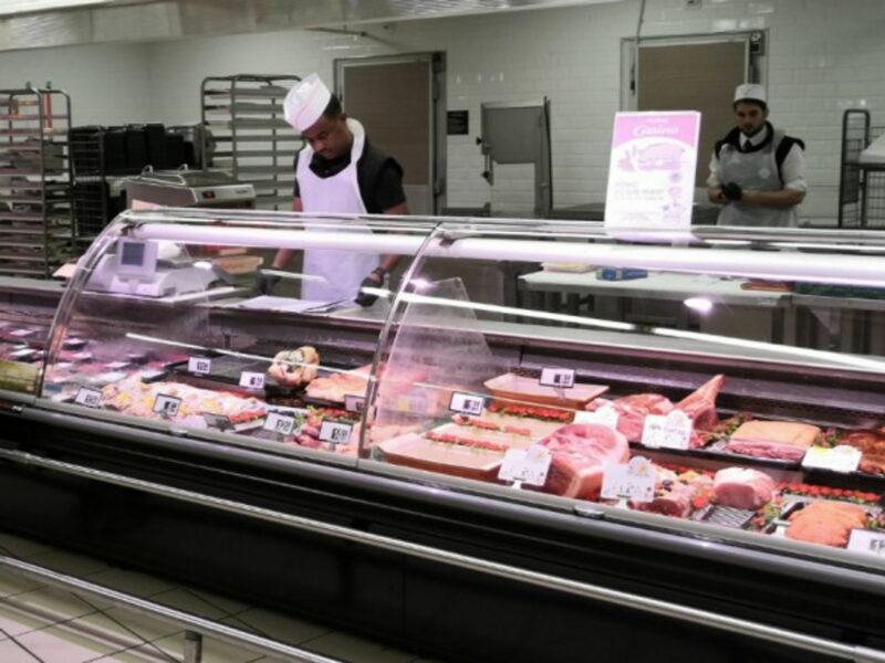 At a supermarket in the southern French city of Toulouse