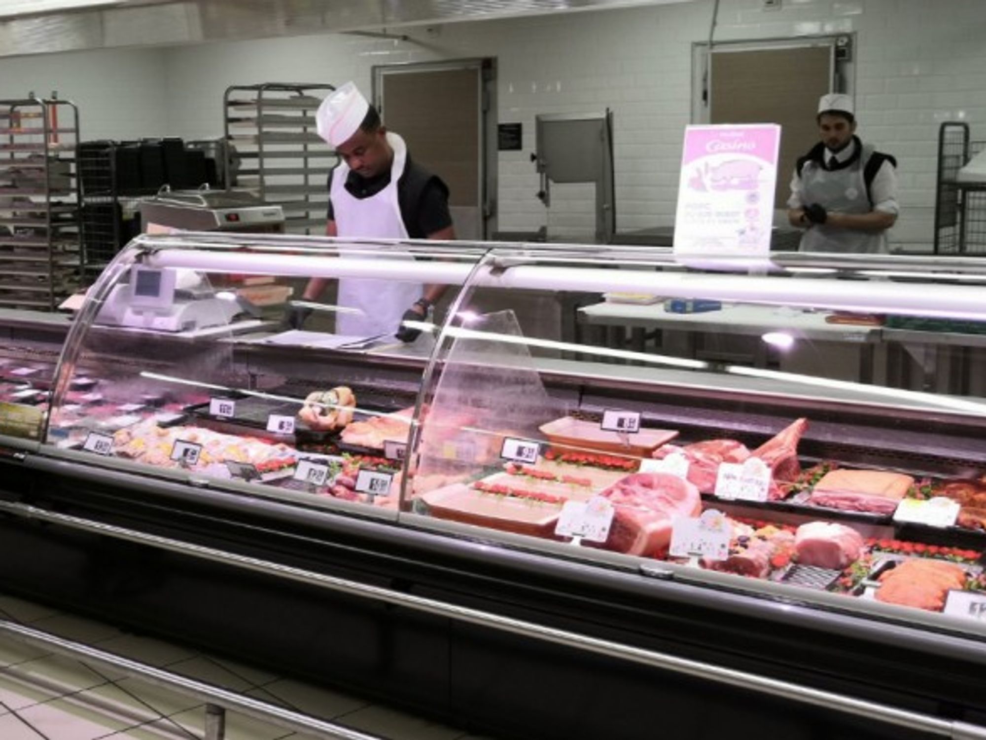 At a supermarket in the southern French city of Toulouse