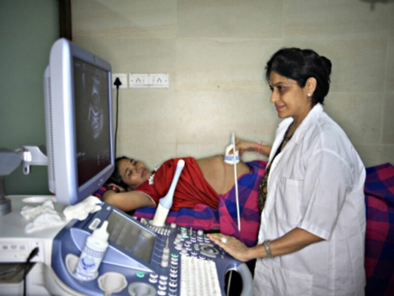 At a surrogacy clinic in Anand, India