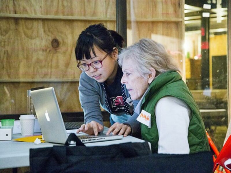 At a Wikipedia Art+Feminism edit-a-thon