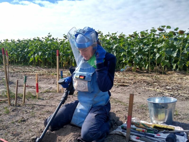 A Careful Tour With Ukrainians Clearing The World's Largest Minefield