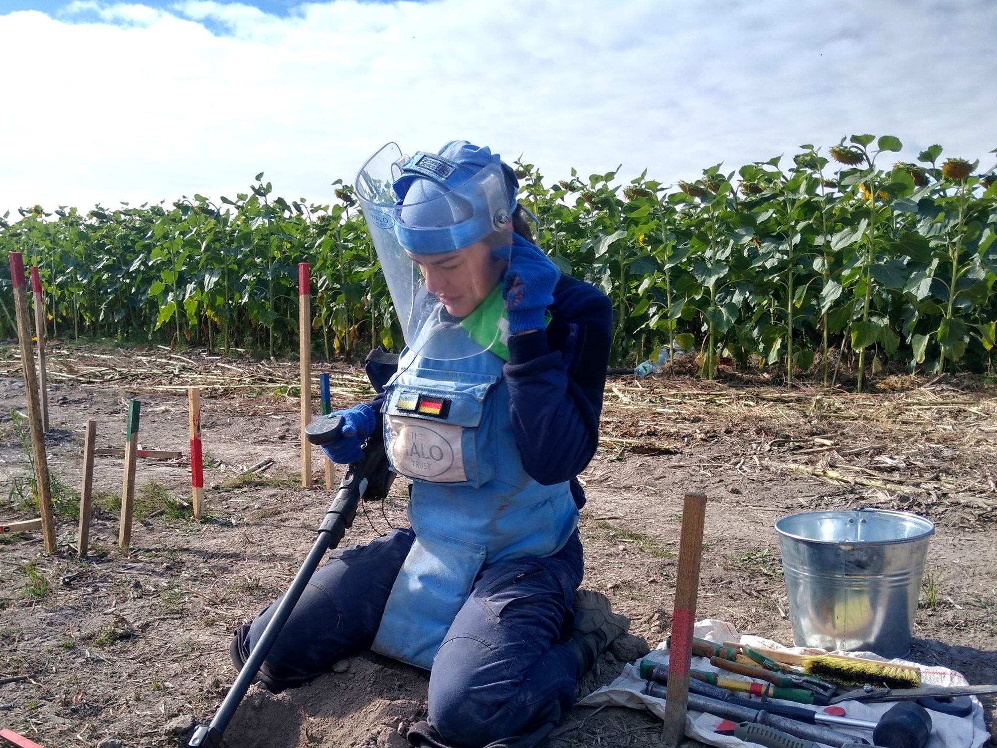 A Careful Tour With Ukrainians Clearing The World's Largest Minefield