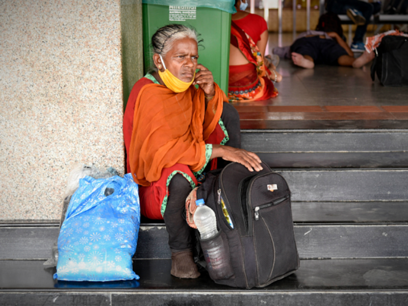 At Guwahati train station in Assam, India