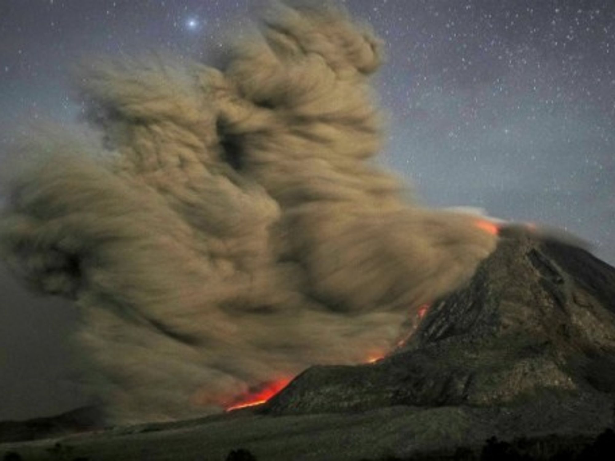At least 50 people have been killed over the past two weeks after Indonesia's Mount Sinabung volcano erupted four separate times.