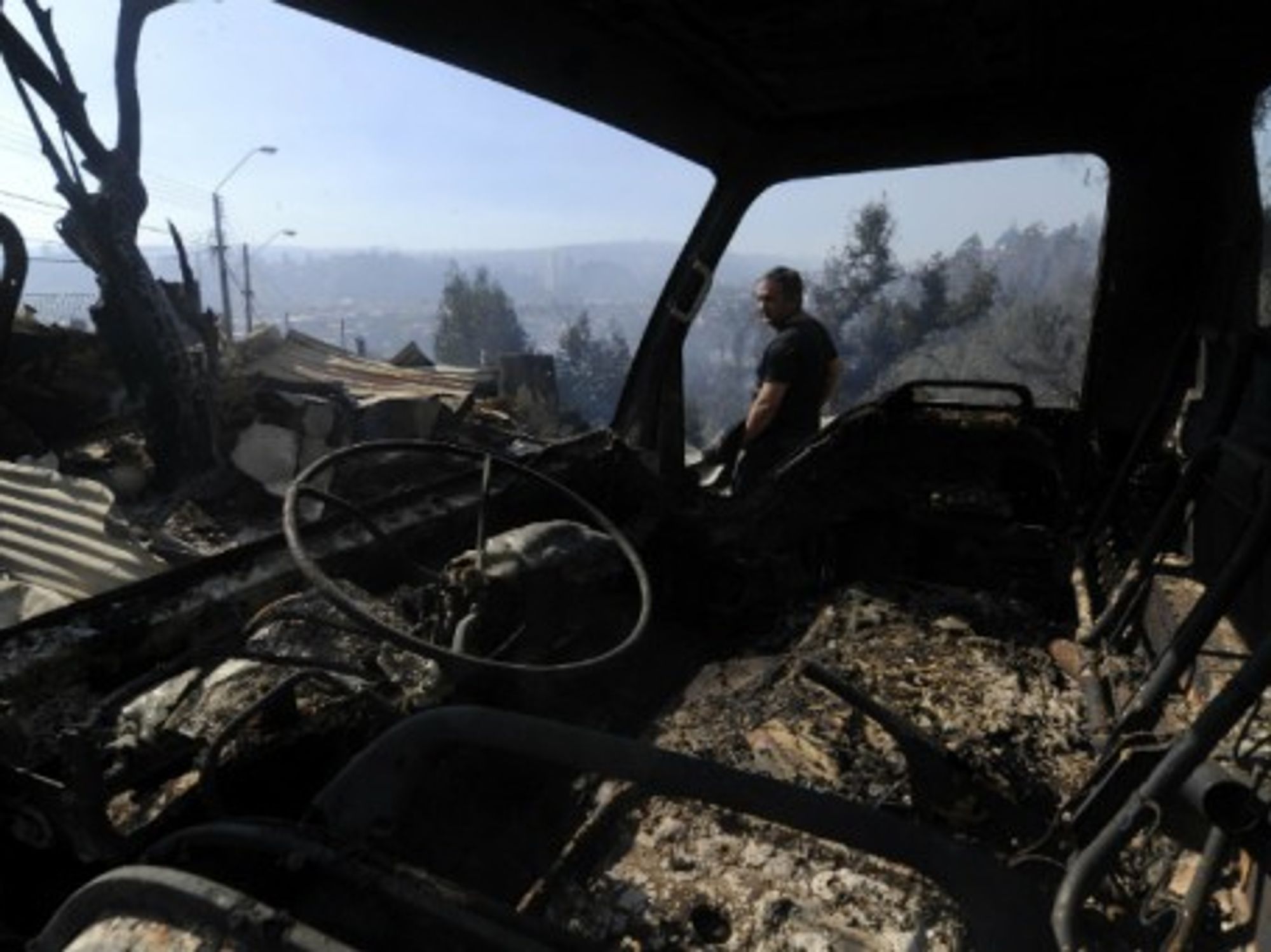 At least 8,000 people were left homeless after a massive fire in the Chilean city of ValparaÃ­so
