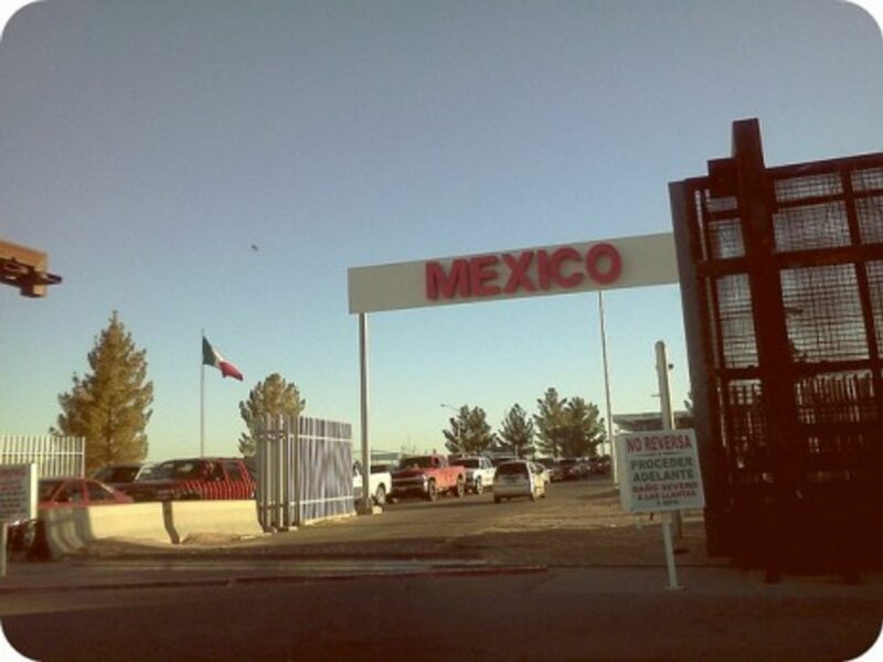 At the border
