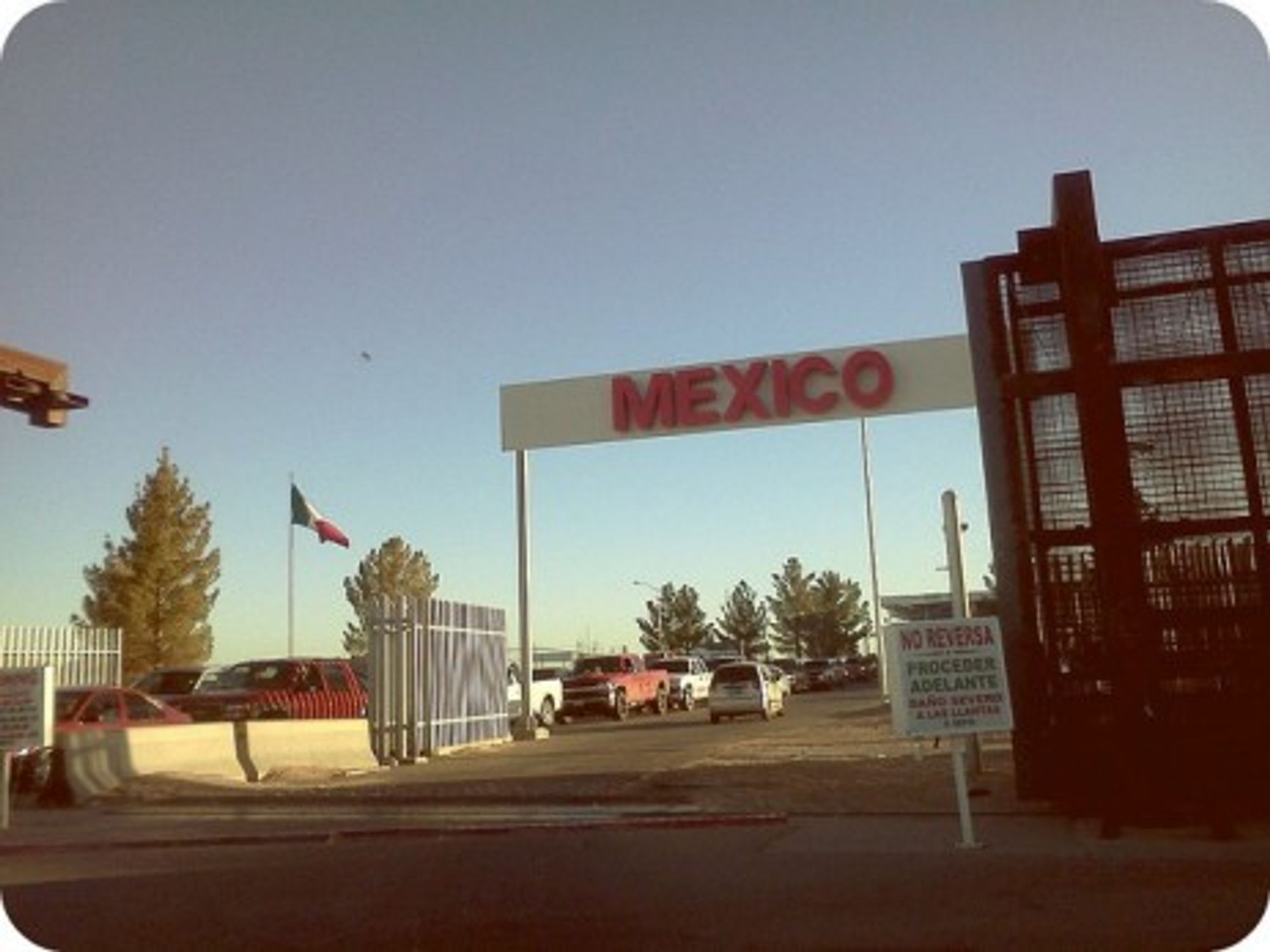 At the border