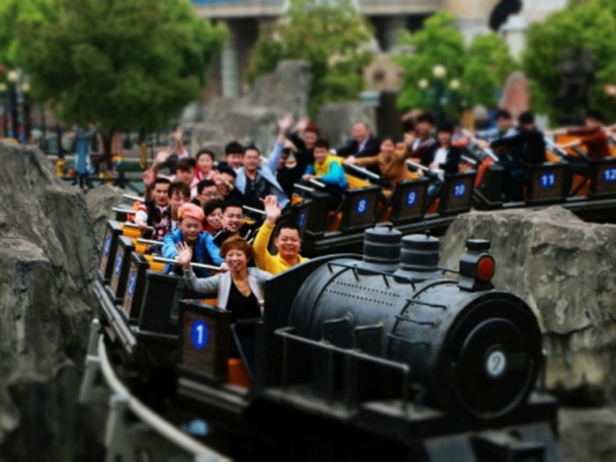At the Fantawild Adventure amusement park in Wuhu, eastern China