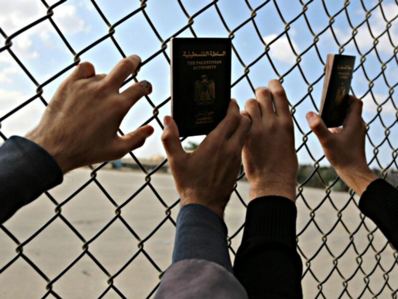 At the Rafah crossing on Nov. 20