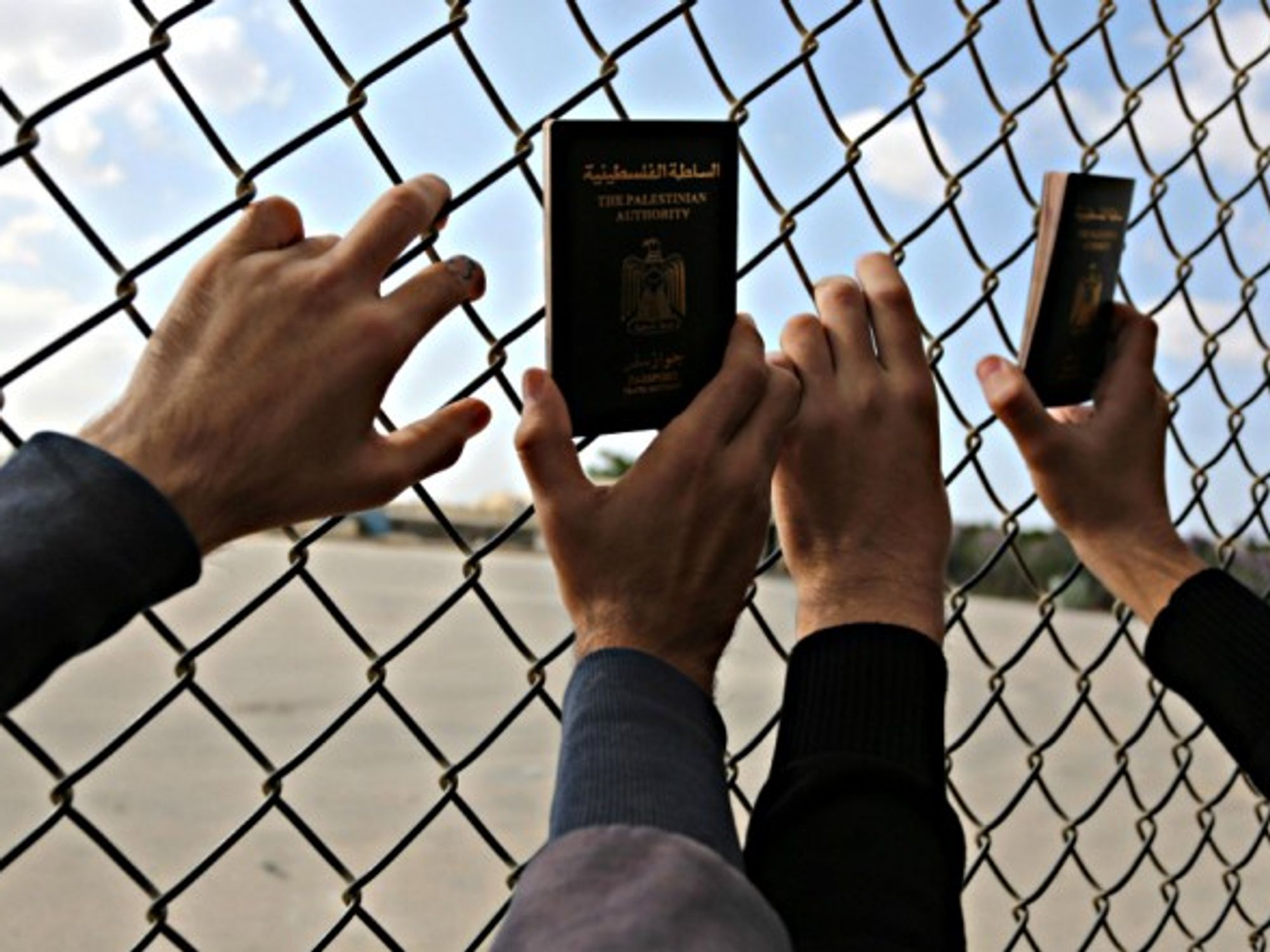 At the Rafah crossing on Nov. 20