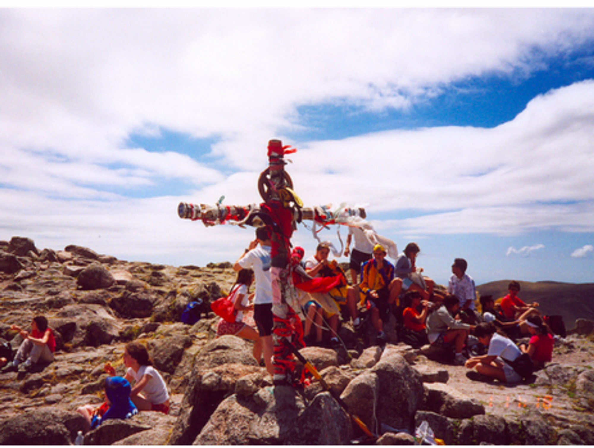 At the summit of Mt Uritorco