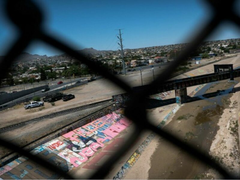 At the U.S.-Mexico border in Ciudad Juarez