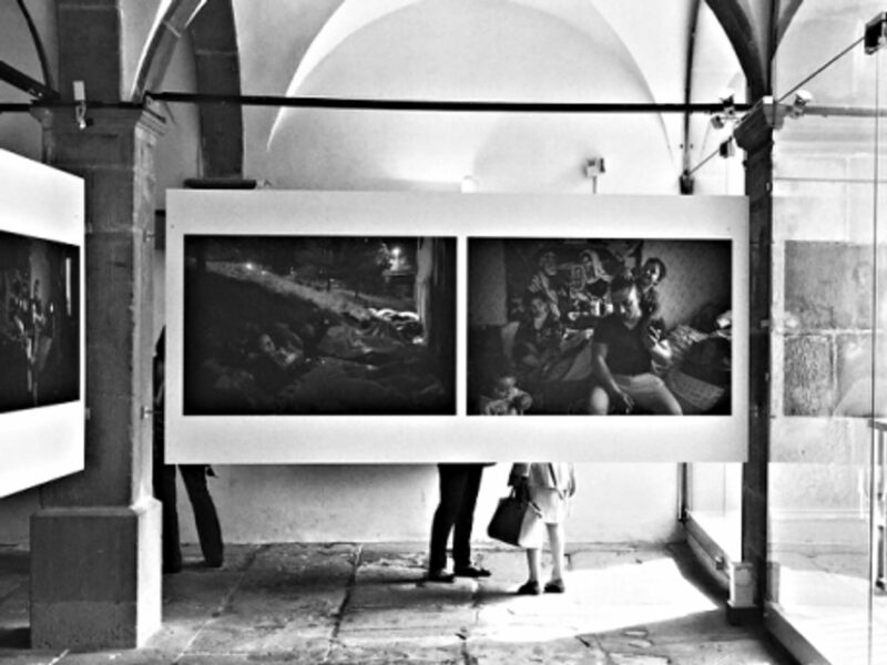 At Yves Leresche's exhibition in Lausanne