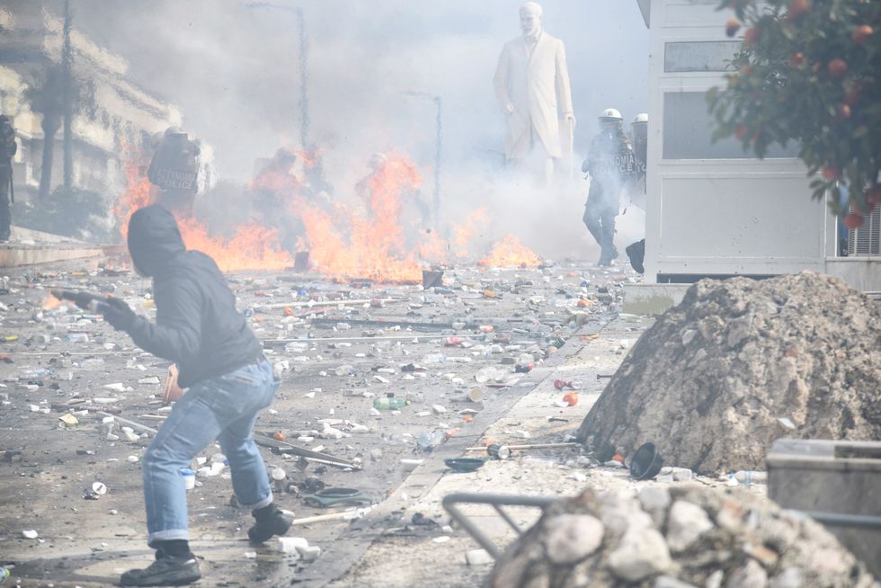 Athens anti-government protests