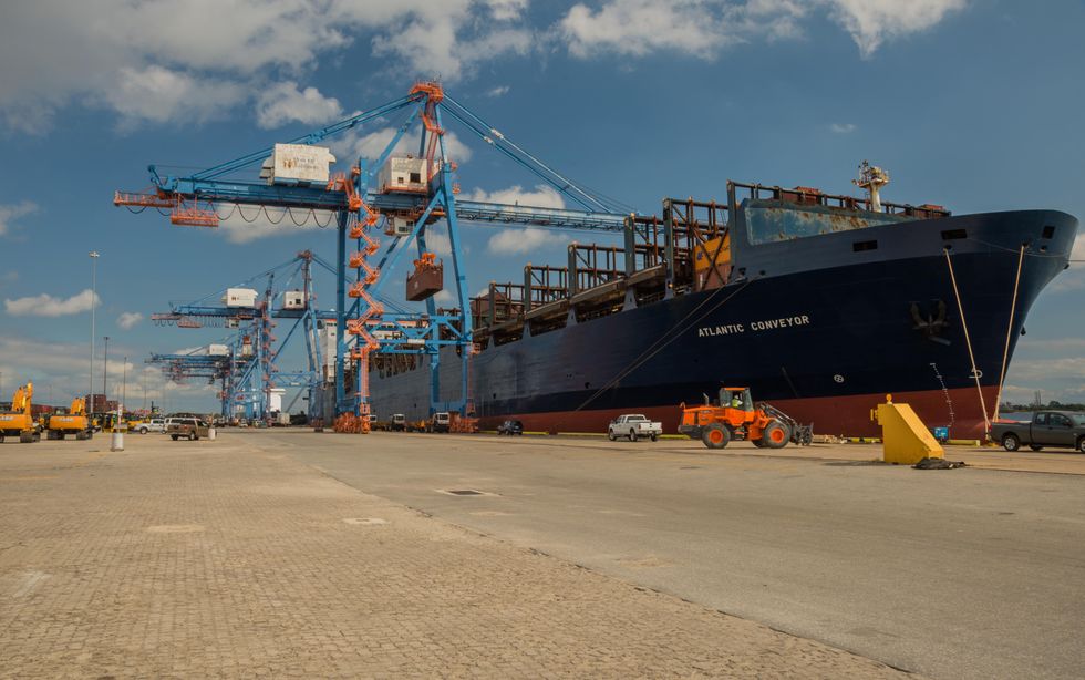 Atlantic Conveyor- food exports