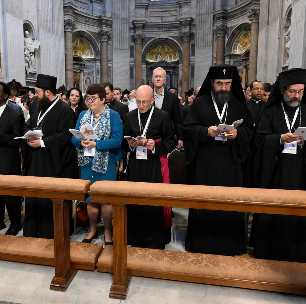Attendees at the Synod