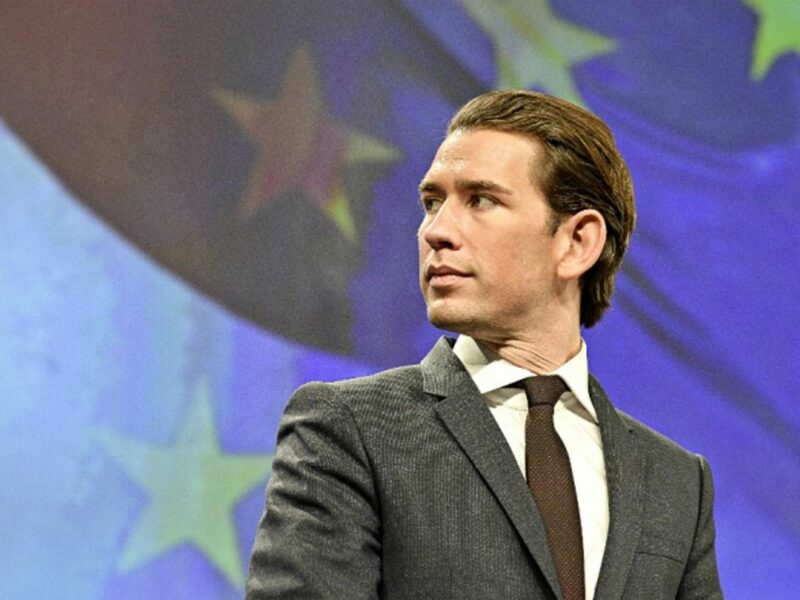 Austrian Chancellor Sebastian Kurz in Brussels in December