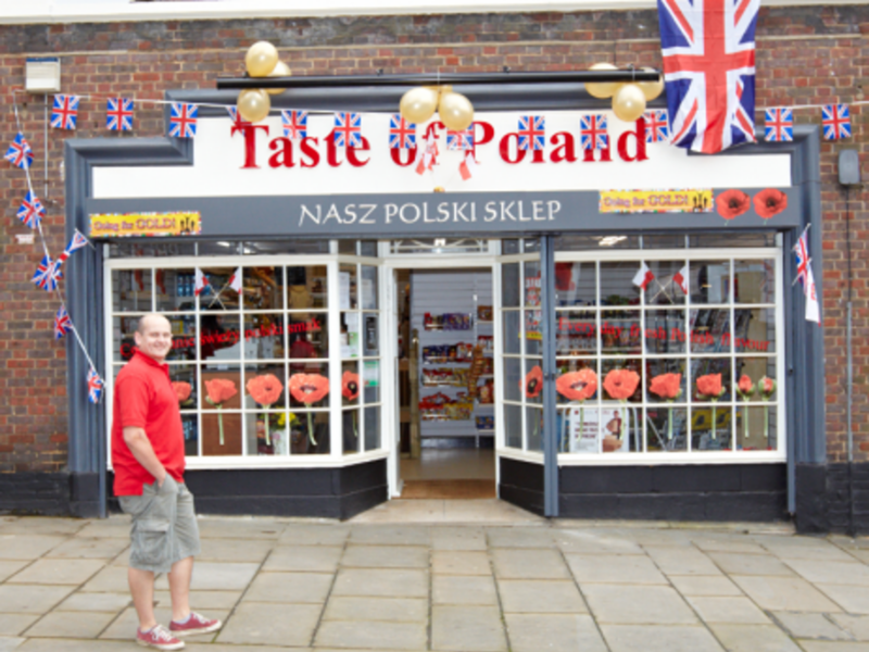 Aylesbury, another British town with a sizeable Polish community