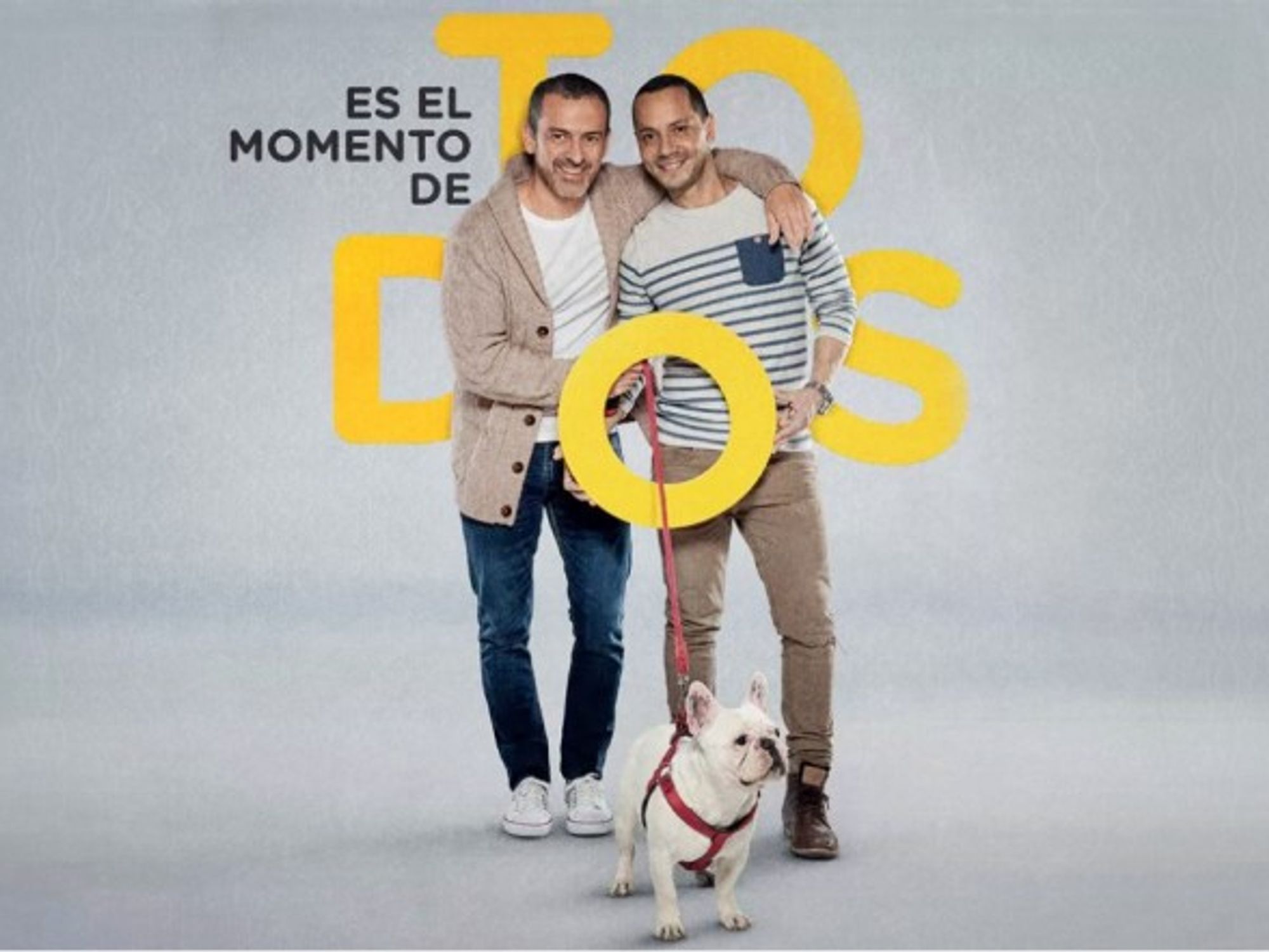Bancolombia advertisement featuring a gay couple