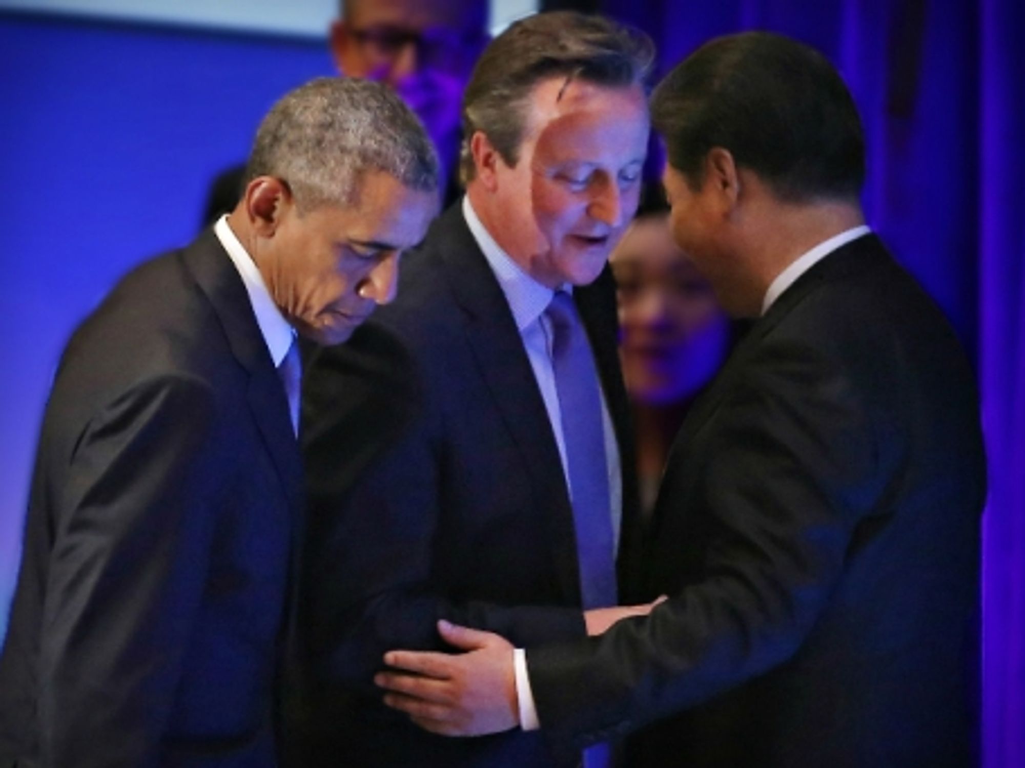 Barack Obama, David Cameron and Xi Jinping at the 70th annual UN General Assembly on Sept. 28