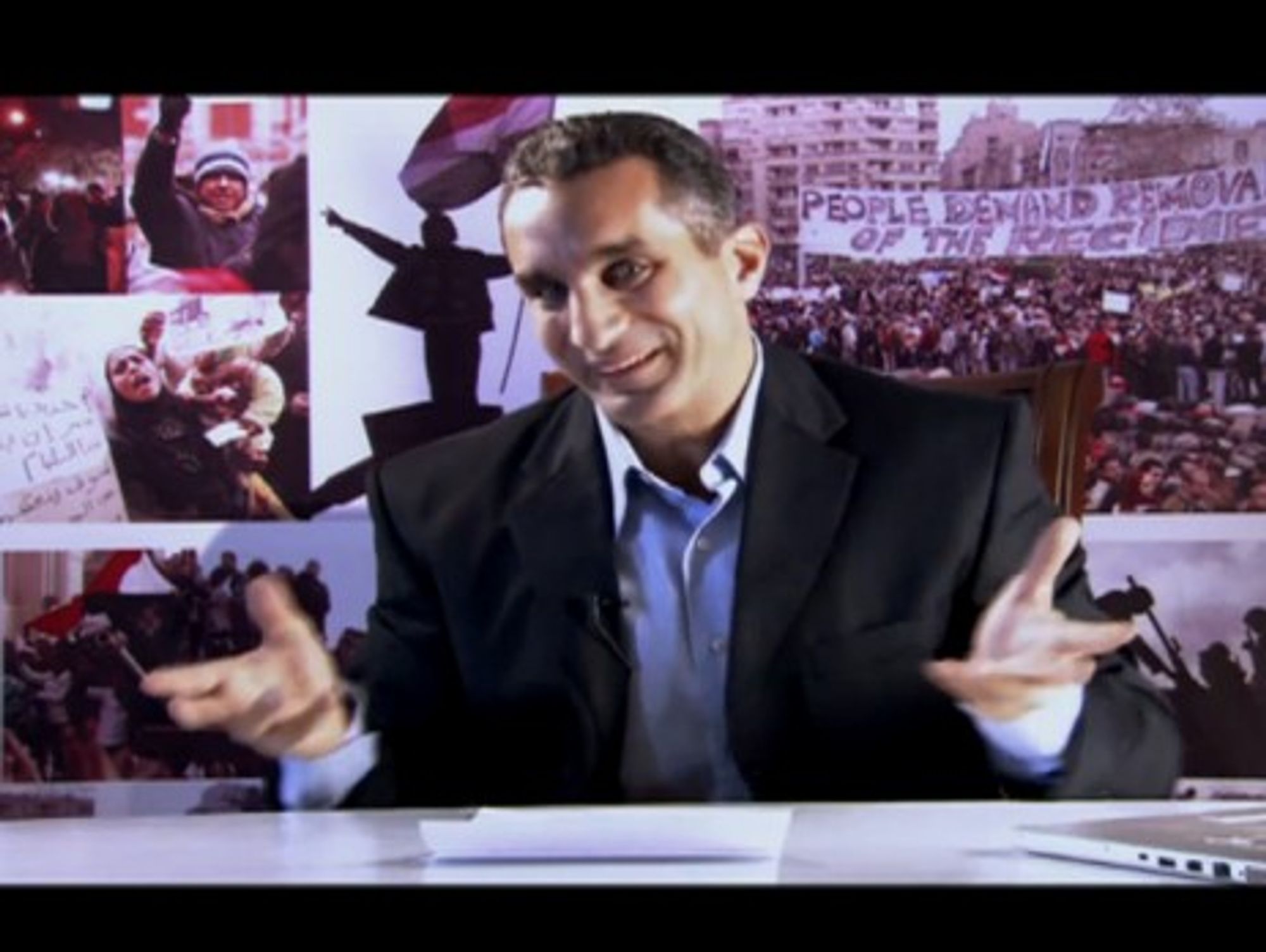 Bassem Youssef takes no prisoners on his YouTube show (bassemyoussefshow)