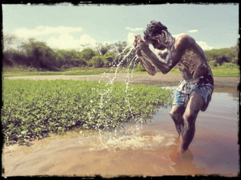 Bathing in the Amazon