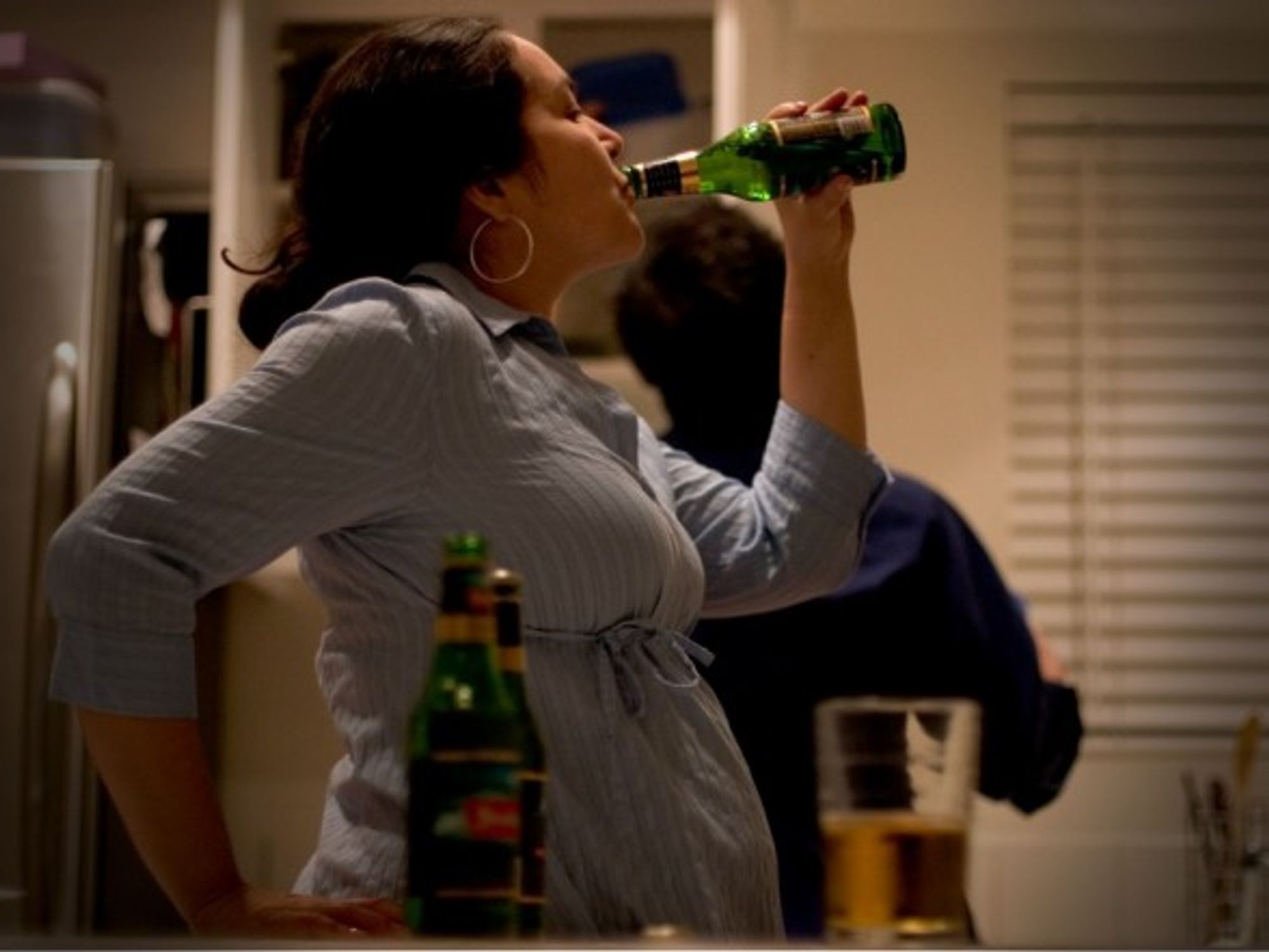 Beering while bearing?