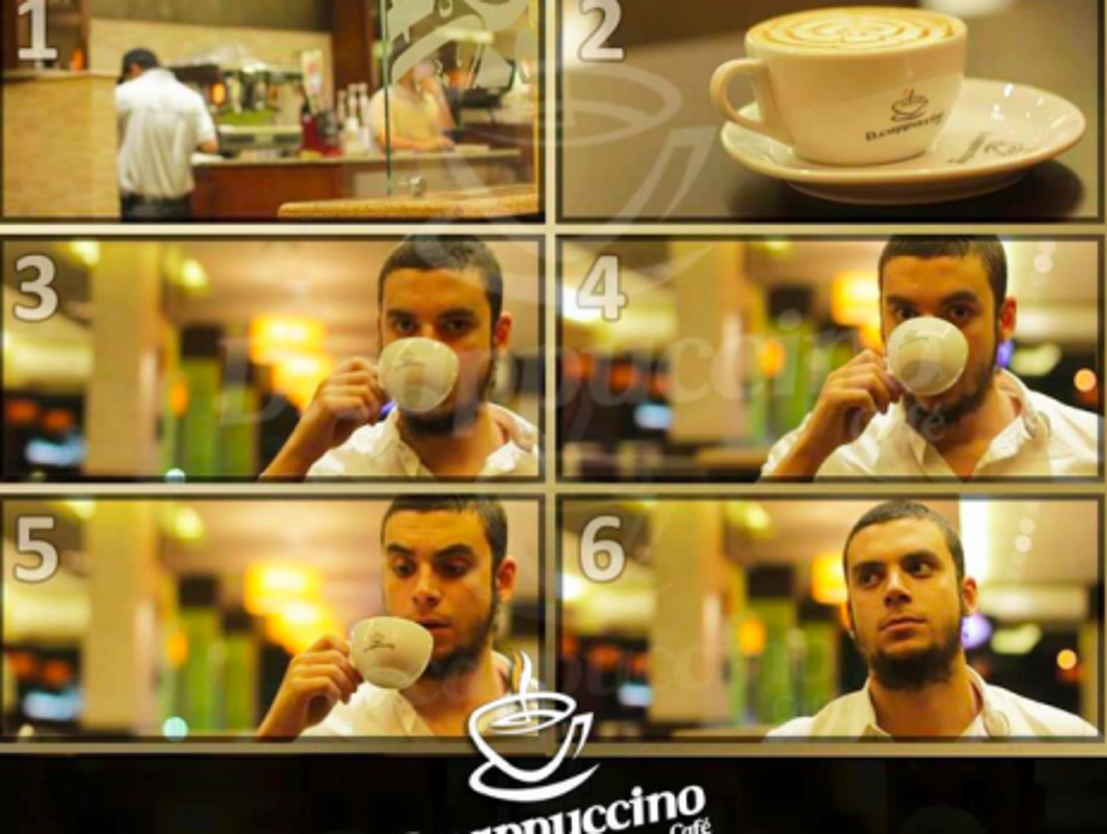 Being hip and halal is that easy! Cairo's D.cappucino cafe