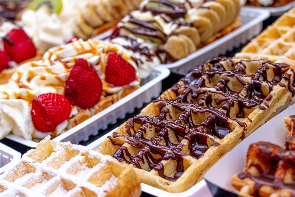 Belgian waffles in Brussels