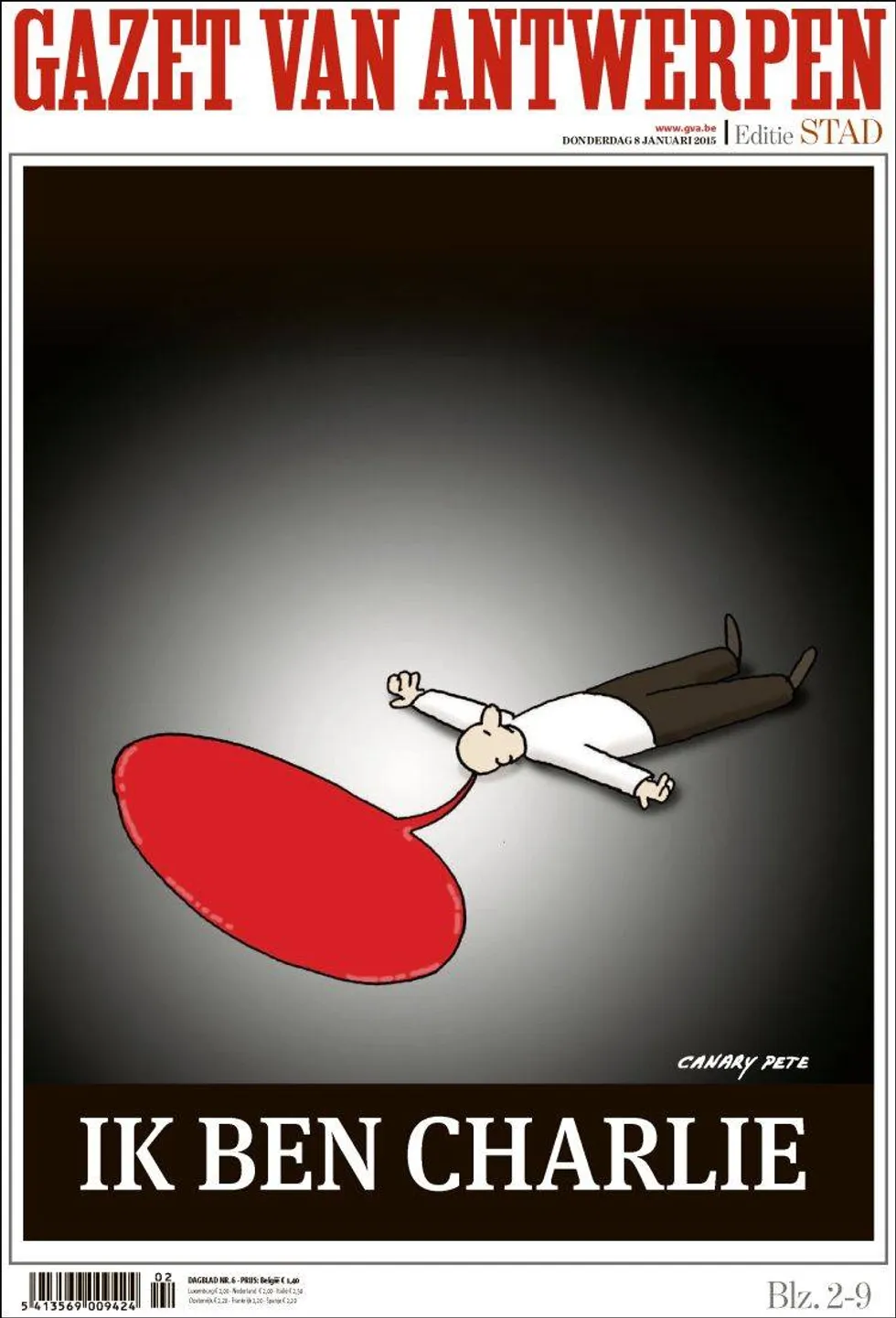 BELGIUM - Gazet Van Antwerpen