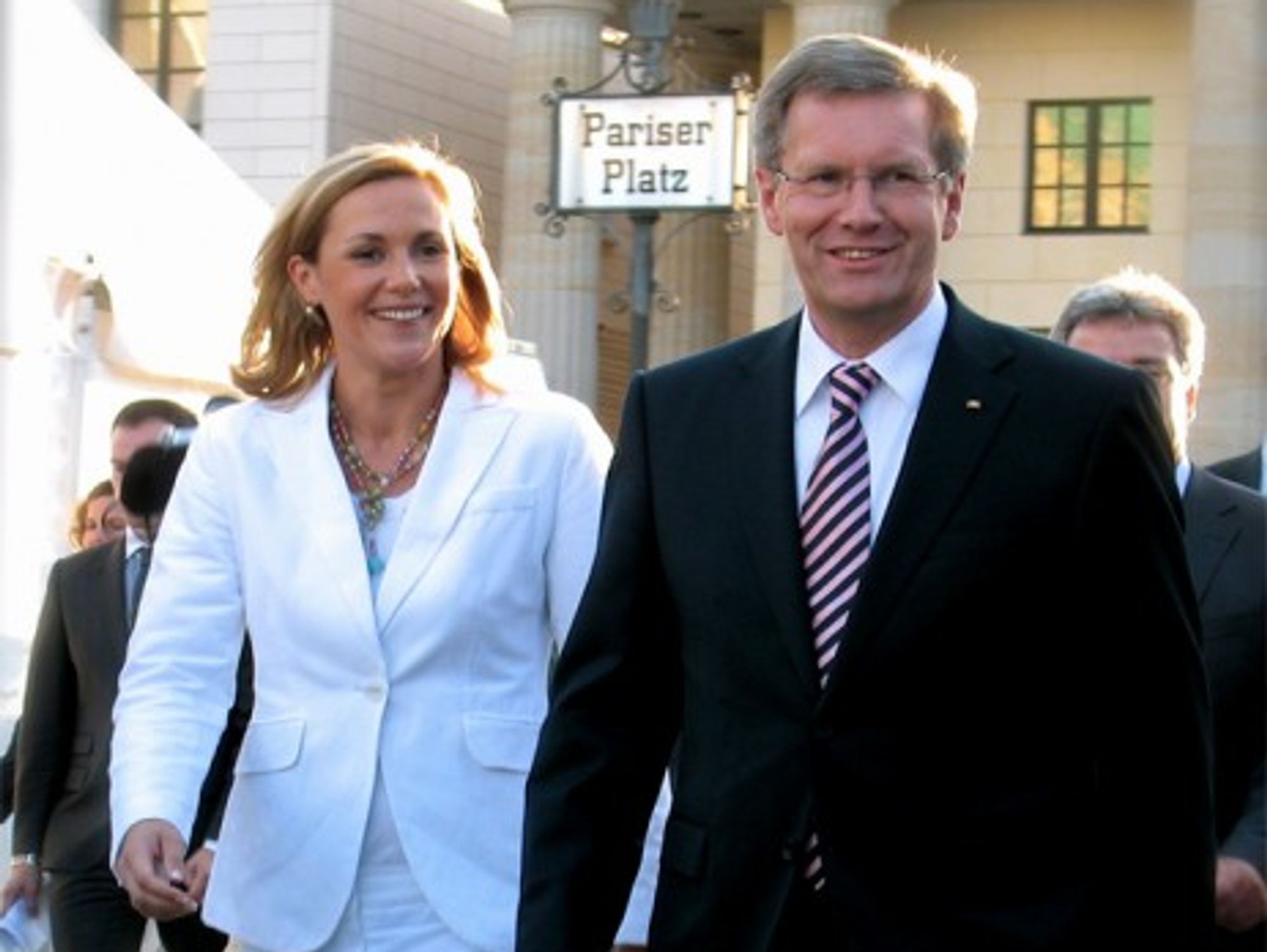 Bettina and Christian Wulff (Wikipedia)