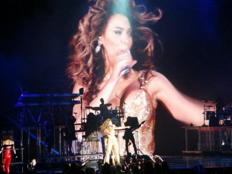 Beyonce' performing in Berlin
