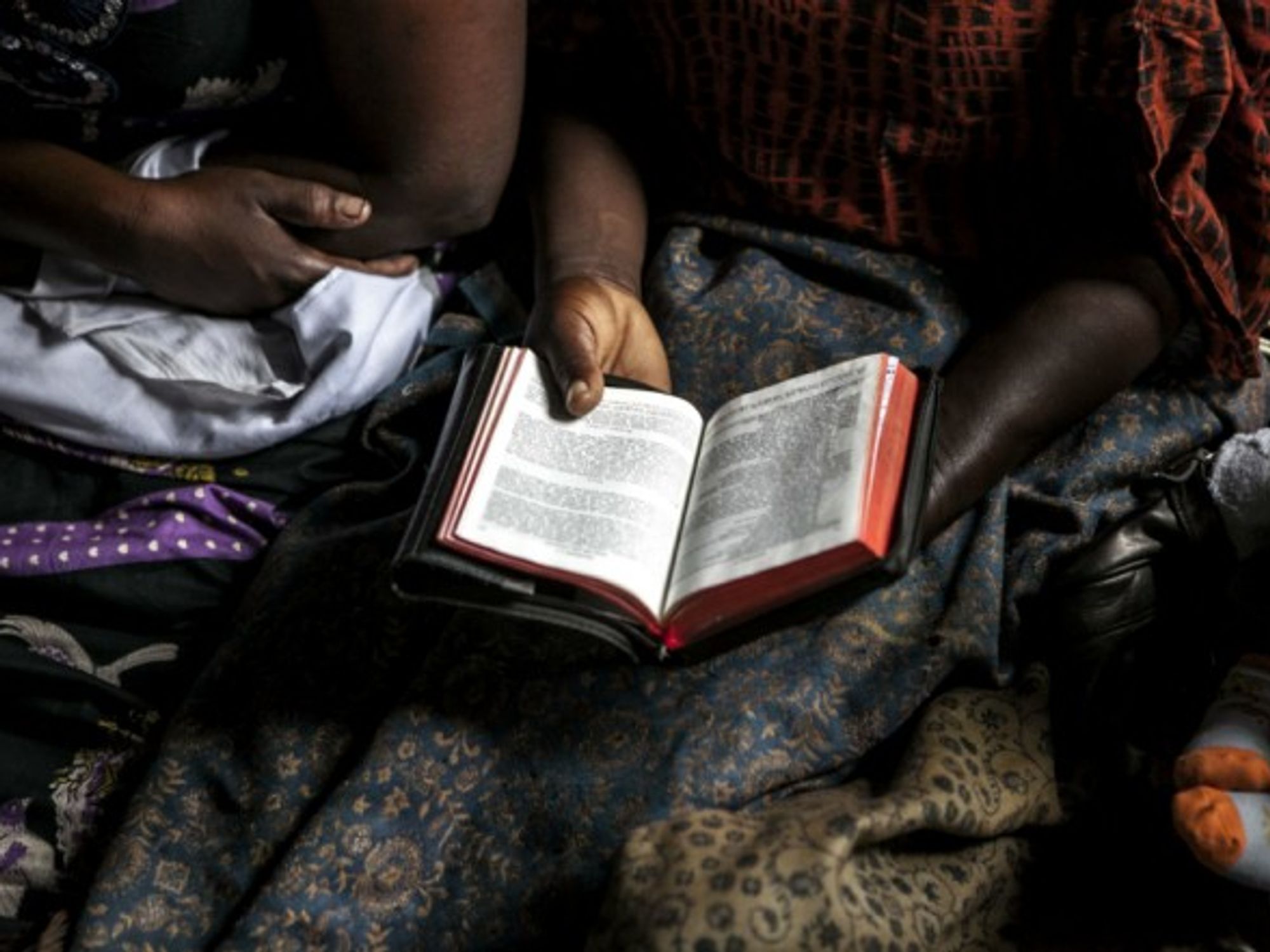 Bible reading in Goma, North Kivu, DRC