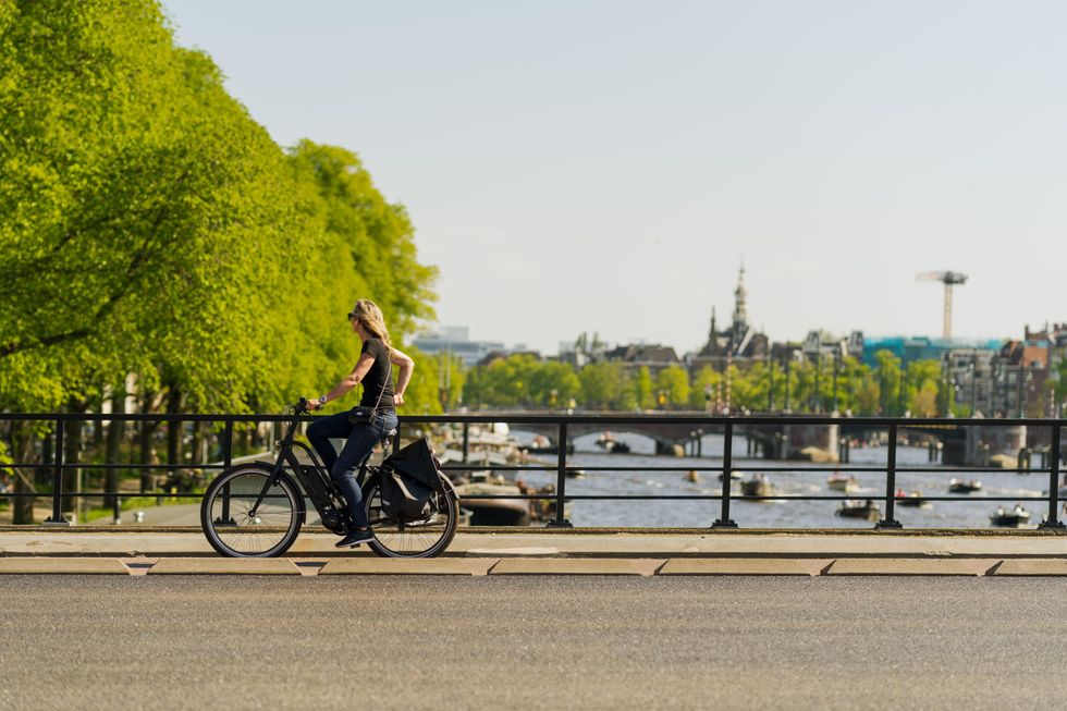 Bike lanes in Paris