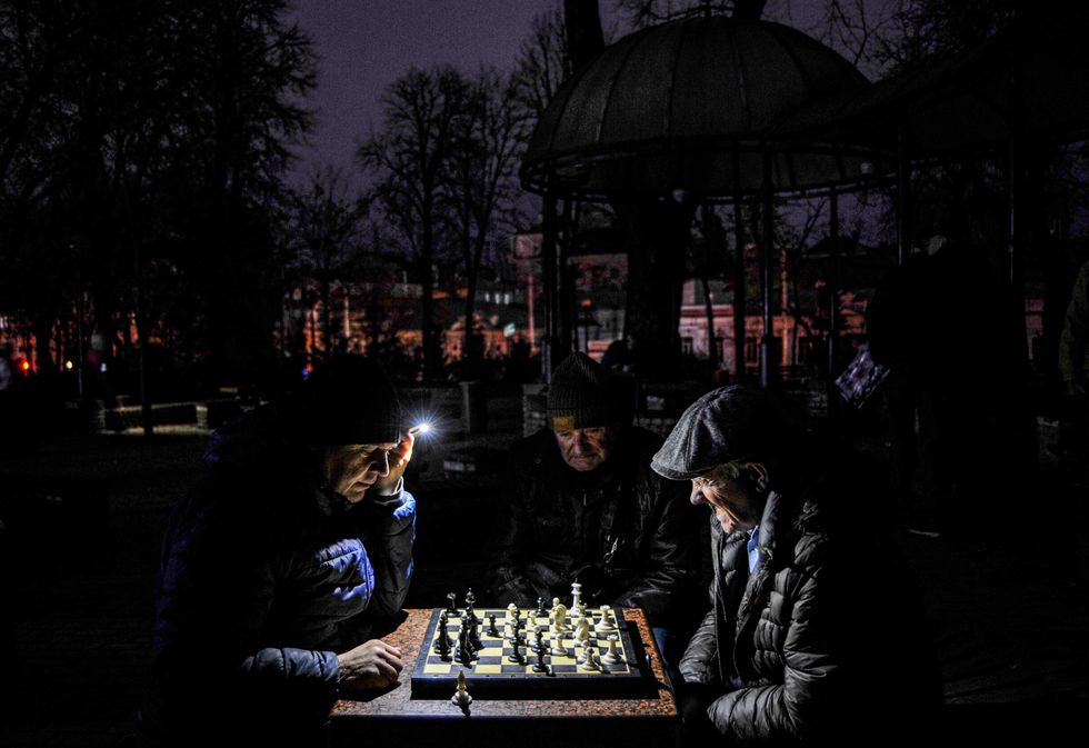 Blackouts in Kyiv