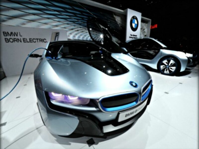 BMW i8 and i3 electric cars
