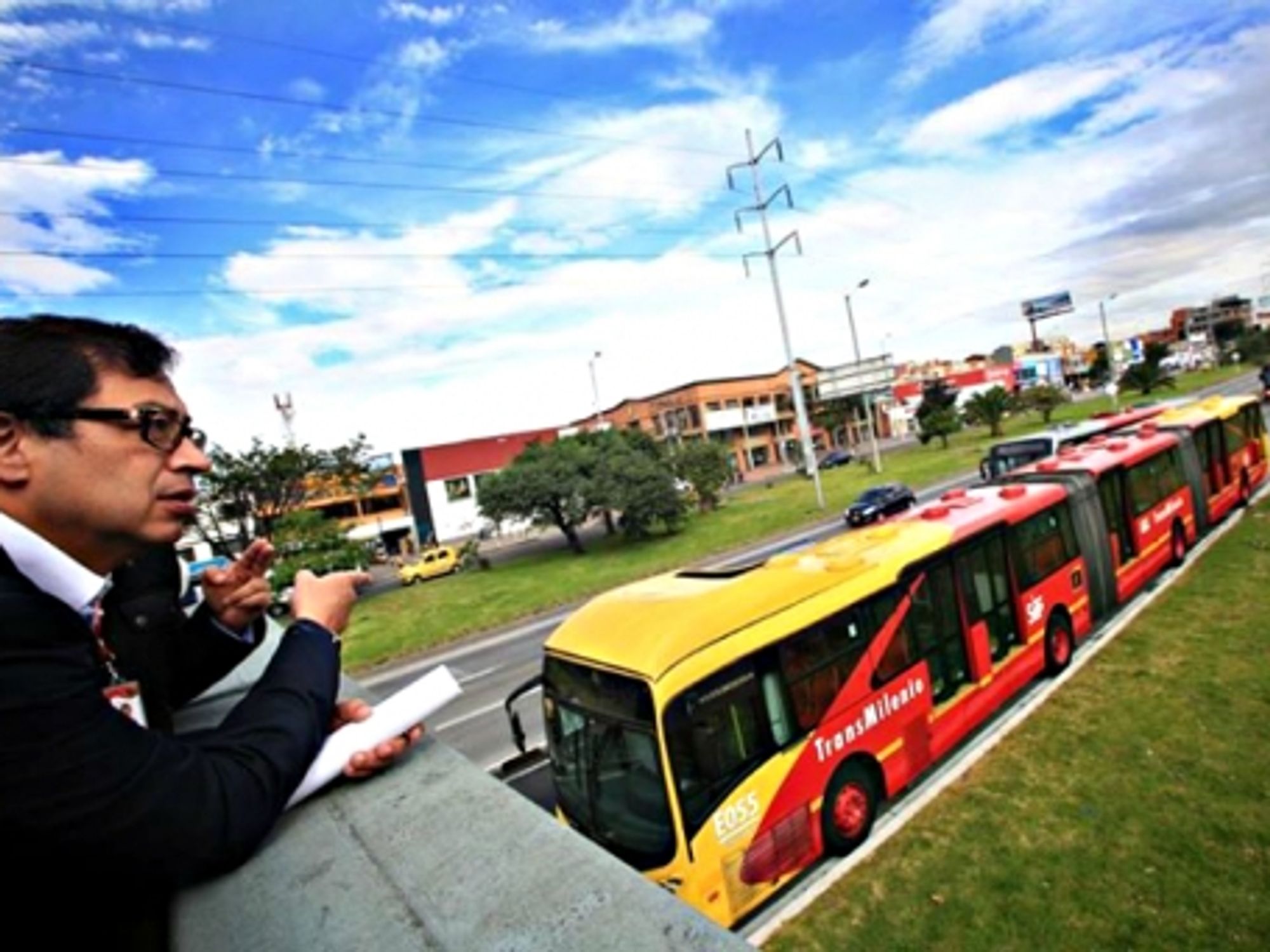 Bogota's Transmilenio bus system