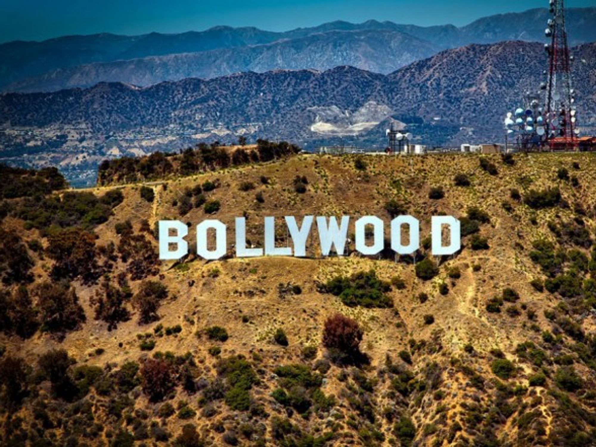 Bollywood hill montage