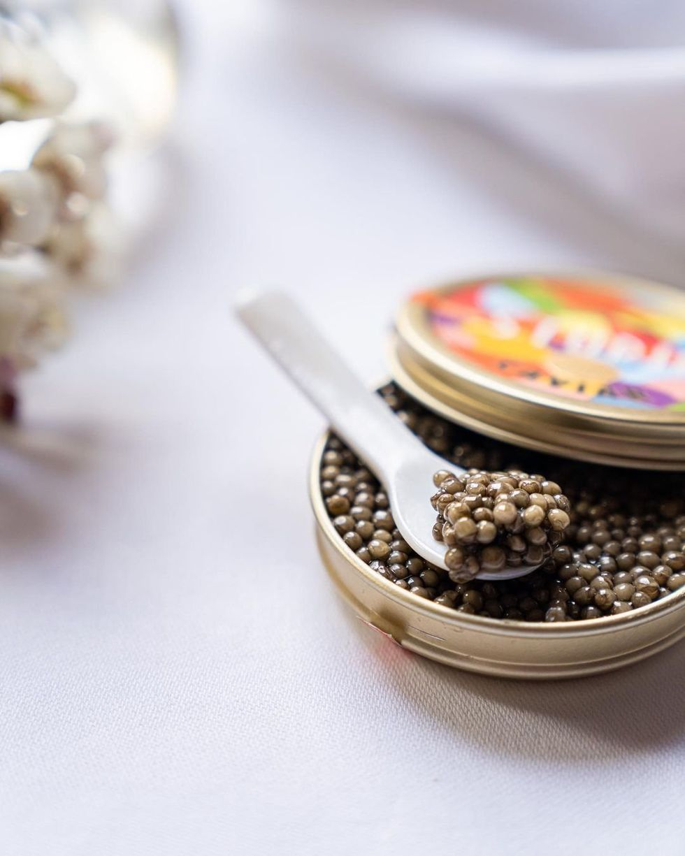 Box of caviar.