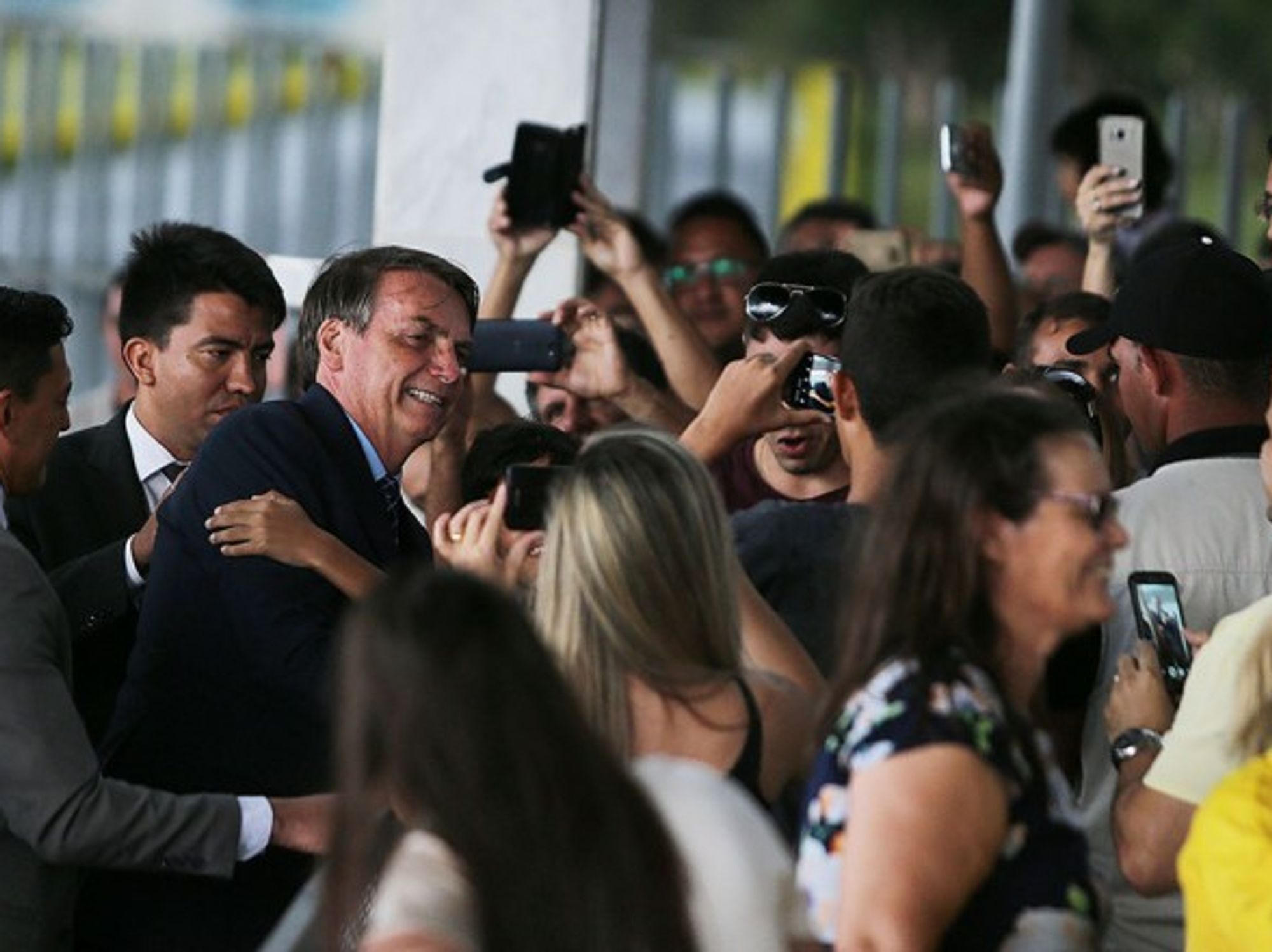 Brazil President Jair Bolsonaro in Palácio da Alvorada