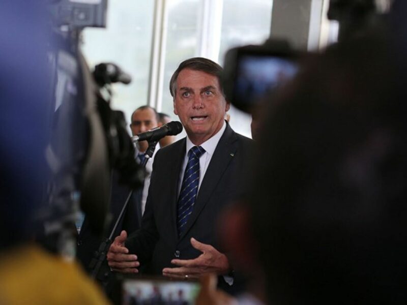 Brazil President Jair Bolsonaro on Jan 15, 2020