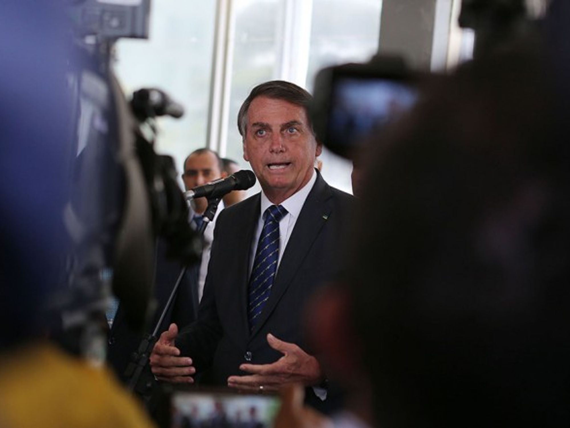 Brazil President Jair Bolsonaro on Jan 15, 2020