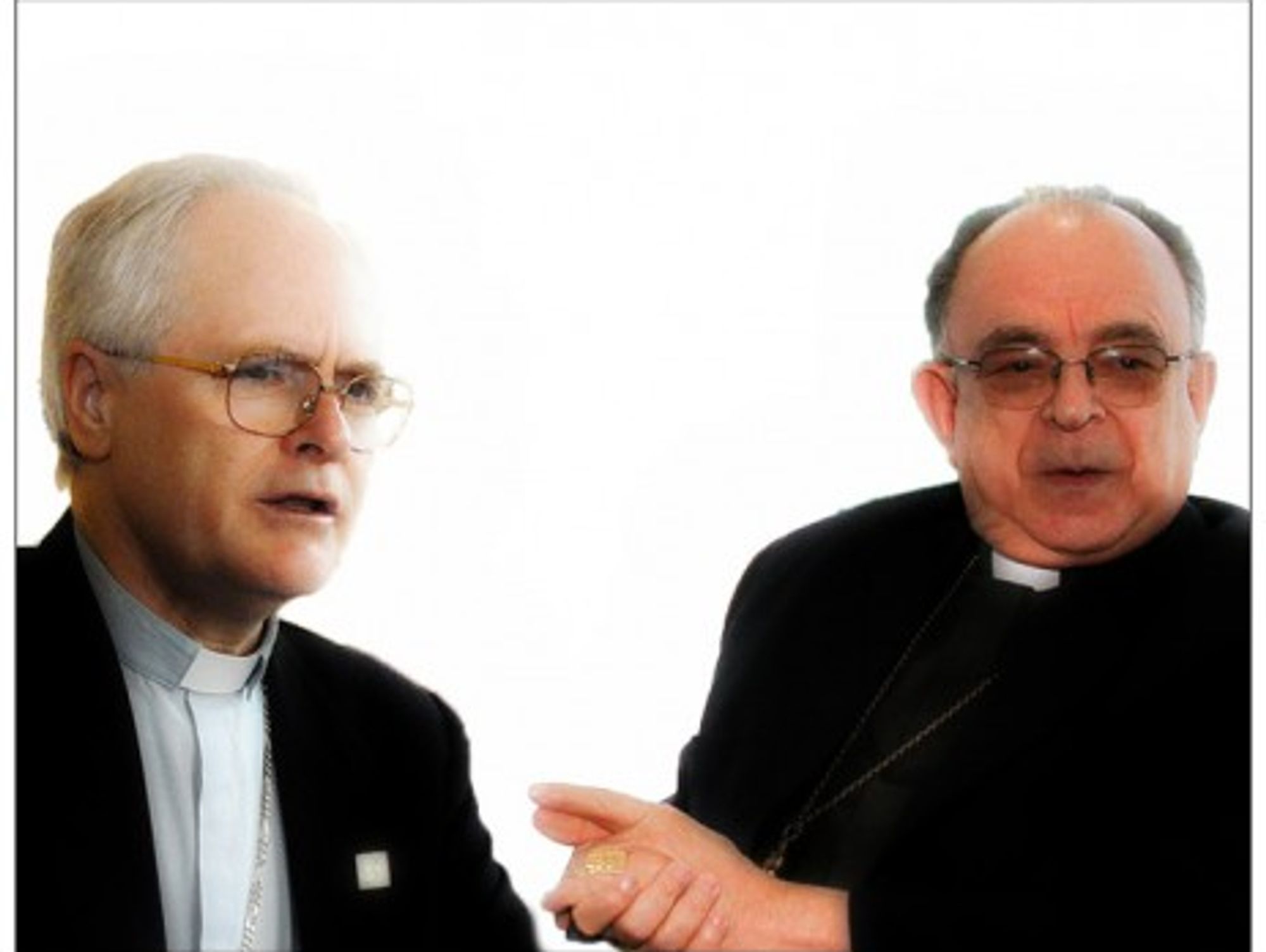 Brazilian Cardinals Odilo Scherer (left) and Raymundo Damasceno Assis (right)