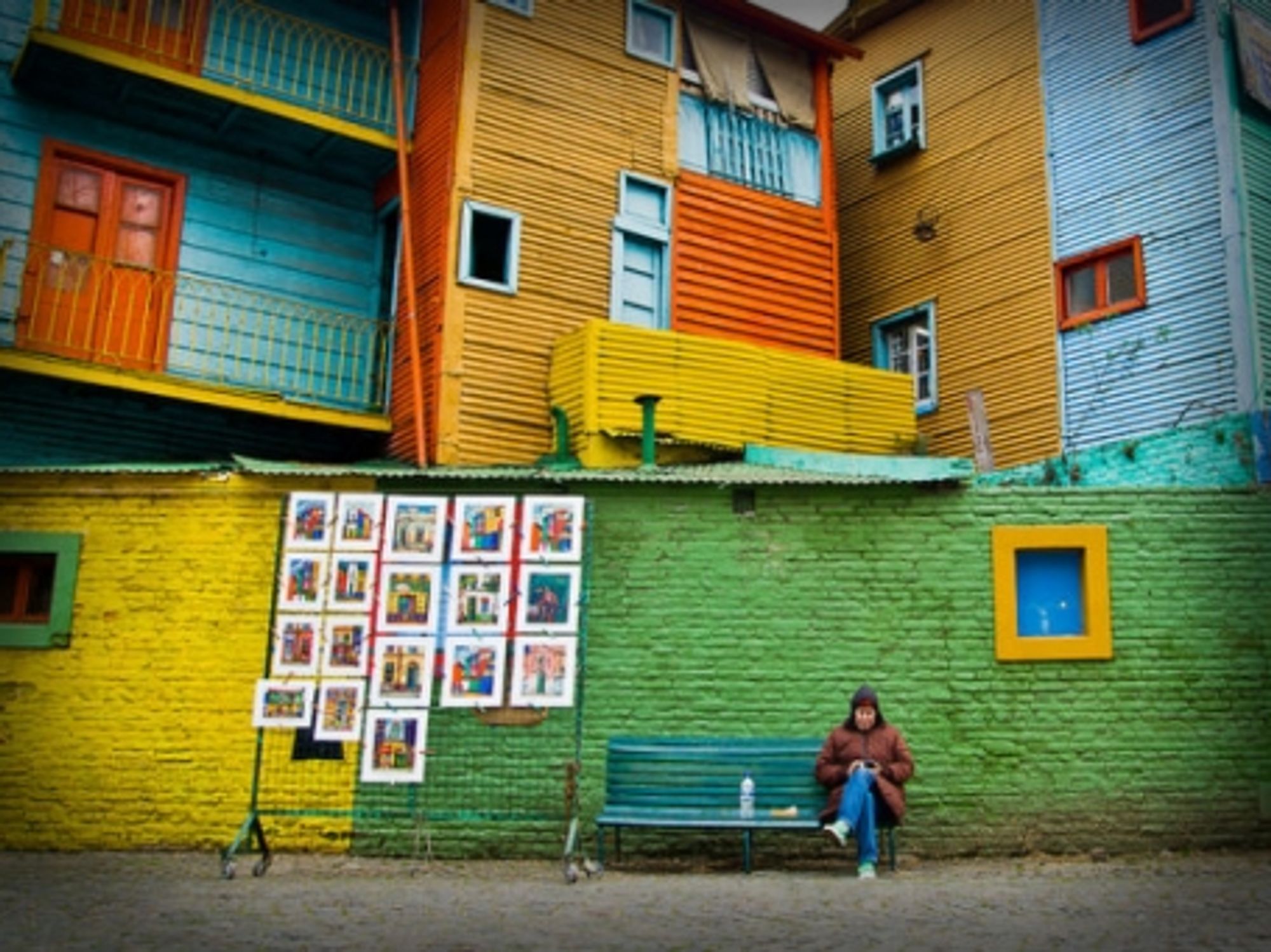 Brazilian colors in Buenos Aires