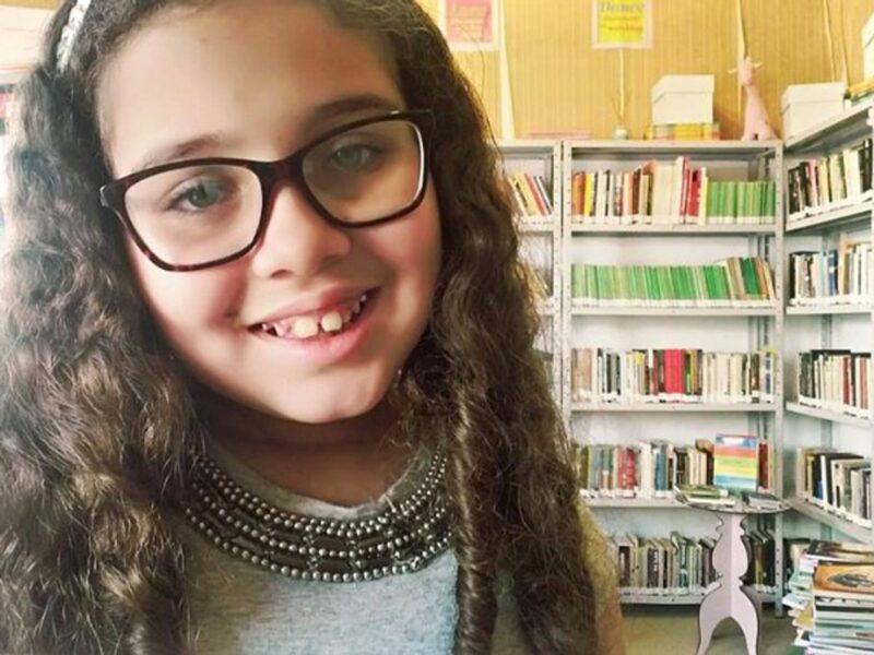 Brazil's young bookworm Kaciane do Nascimento