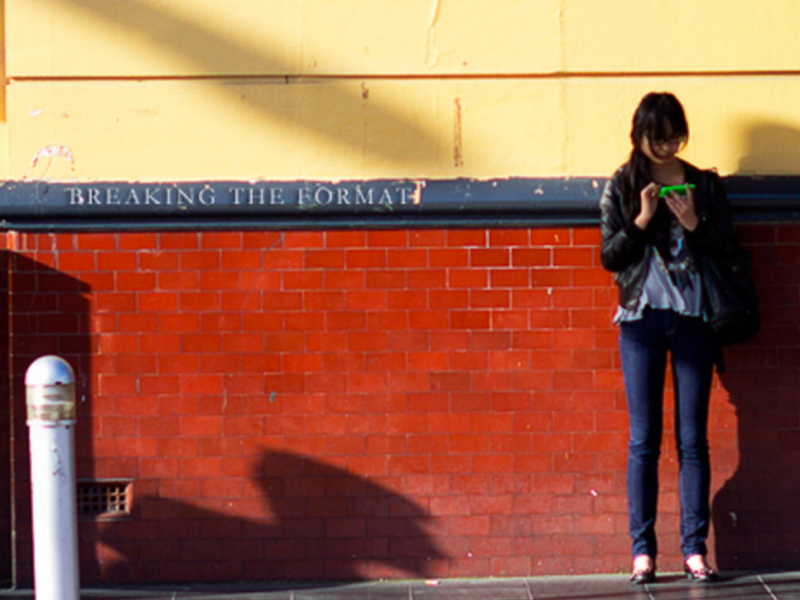 "Breaking the format..."